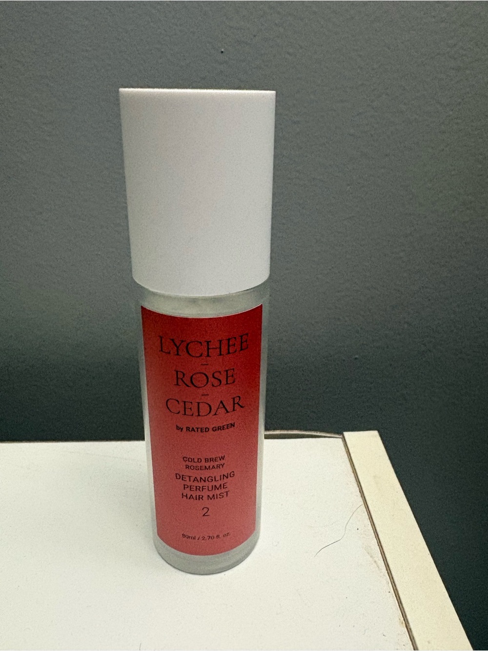 Lychee Rose & Cedar Detangling Hair Mist — Pink